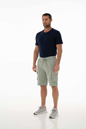 Arma Erkek Regular Fit Kargo Cepli Parça Boyama Şort 