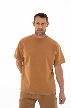 Arma Erkek Oversize Kısa Kollu Bisiklet Yaka Sweatshirt 