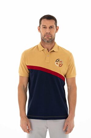 Arma Erkek Baskılı Regular Fit % 95 Pamuklu %5 Likralı Polo Yaka T-Shirt 