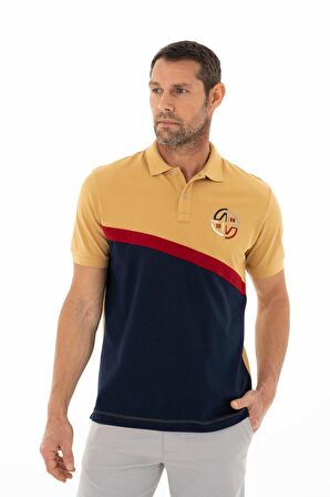 Arma Erkek Baskılı Regular Fit % 95 Pamuklu %5 Likralı Polo Yaka T-Shirt 