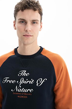 Arma Erkek Regular Fit Bisiklet Yaka Sweatshirt 