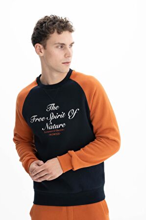 Arma Erkek Regular Fit Bisiklet Yaka Sweatshirt 