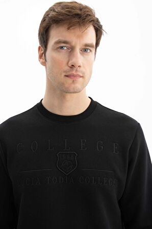 Arma Erkek Regular Fit Bisiklet Yaka Sweatshirt 