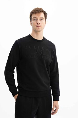 Arma Erkek Regular Fit Bisiklet Yaka Sweatshirt 