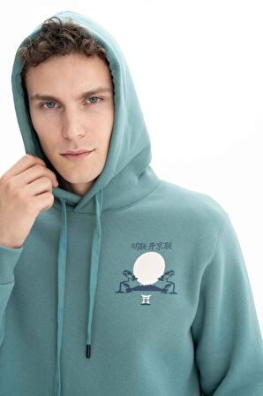 Arma Erkek Regular Fit Kapşonlu Kanguru Cepli Sweatshirt 
