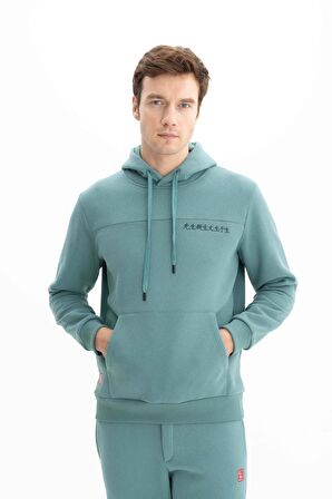 Arma Erkek Regular Fit Kapşonlu Kanguru Cepli Sweatshirt 