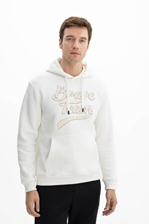 Arma Erkek Regular Fit Kapşonlu Kanguru Cepli Sweatshirt 