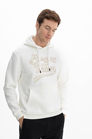 Arma Erkek Regular Fit Kapşonlu Kanguru Cepli Sweatshirt 