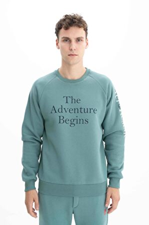 Arma Erkek Regular Fit Bisiklet Yaka Sweatshirt 