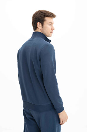 Arma Erkek Büyük Beden Yarım Fermuar Basic Dik Yaka Sweatshirt K26544801201 