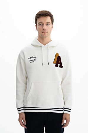 Arma Erkek Relax Fit Kapşonlu Kanguru Cepli Sweatshirt 