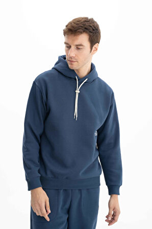 Arma Erkek Relax Fit Kapüşonlu Cepsiz Sweatshirt K26254625201 