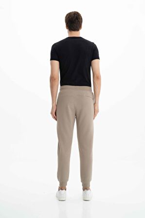 Arma Erkek Regular Fit Cepli Arka Cep Fermuarlı Basic 3 İplik Şardonlu Dar Paça Lastikli Eşofman Altı 