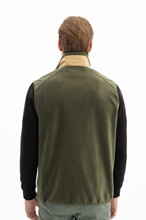 Arma Erkek Kışlık Softech Polar Relax Fit Tam Fermuar Yandan Cepli Baskısız Yelek K26424674101 