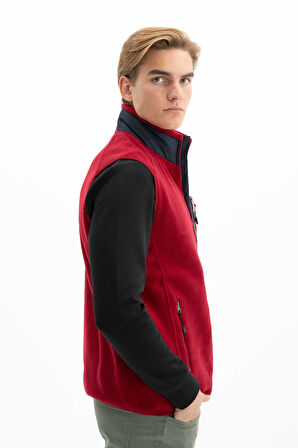 Arma Erkek Kışlık Softech Polar Relax Fit Tam Fermuar Yandan Cepli Baskısız Yelek K26424674101 