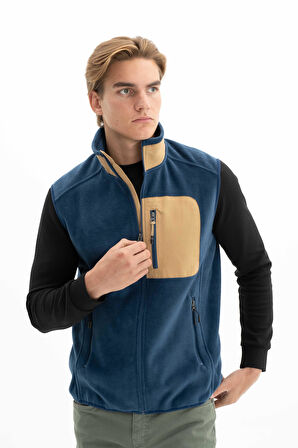 Arma Erkek Kışlık Softech Polar Relax Fit Tam Fermuar Yandan Cepli Baskısız Yelek K26424674101 