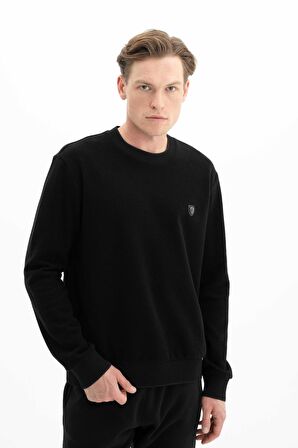 Arma Erkek Regular Fit Selanik Bisiklet Yaka Sweatshirt 