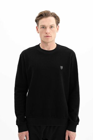 Arma Erkek Regular Fit Selanik Bisiklet Yaka Sweatshirt 