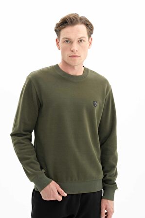 Arma Erkek Regular Fit Selanik Bisiklet Yaka Sweatshirt 