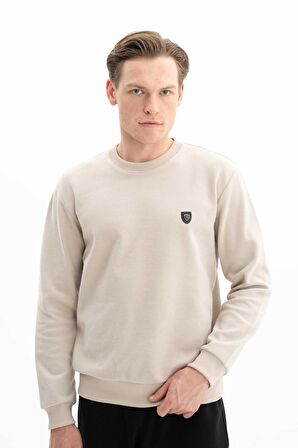 Arma Erkek Regular Fit Selanik Bisiklet Yaka Sweatshirt 