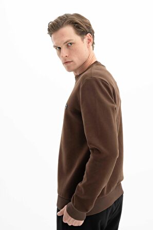 Arma Erkek Regular Fit Selanik Bisiklet Yaka Sweatshirt 