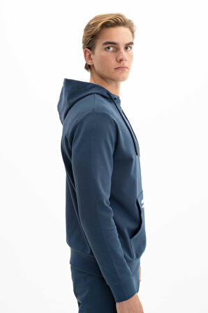 Arma Erkek Slim Fit Likralı Kanguru Cepli Kapşonlu Sweatshirt K26254987701 