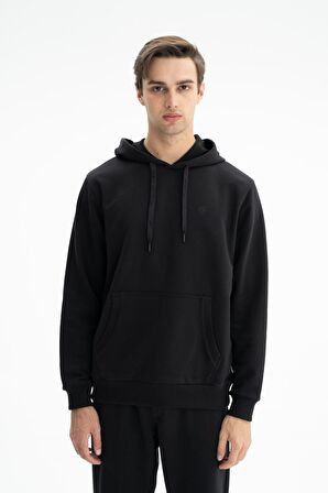 Arma Erkek Regular Fit Şardonsuz 3 İplik Kapşonlu Sweatshirt 