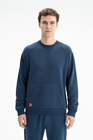 Arma Erkek Regular Fit Şardonsuz 3 İplik Kanguru Cepli Bisiklet Yaka Sweatshirt K26124601801 