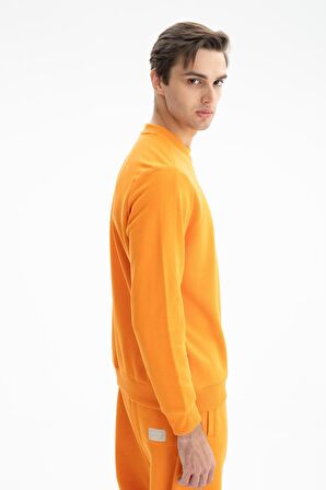 Arma Erkek Regular Fit Şardonsuz 3 İplik Bisiklet Yaka Sweatshirt 