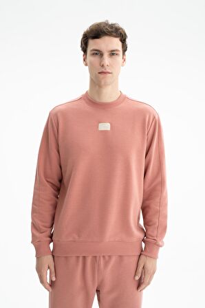 Arma Erkek Regular Fit Şardonsuz 3 İplik Bisiklet Yaka Sweatshirt 