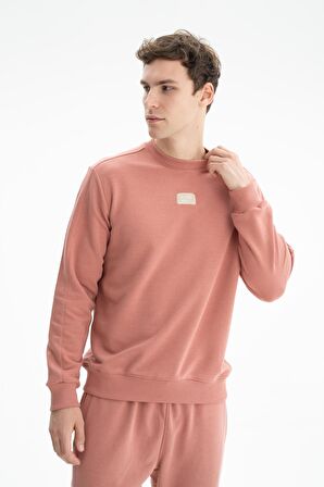 Arma Erkek Regular Fit Şardonsuz 3 İplik Bisiklet Yaka Sweatshirt 