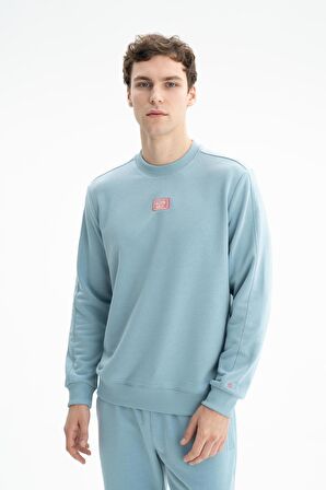 Arma Erkek Regular Fit Şardonsuz 3 İplik Bisiklet Yaka Sweatshirt 