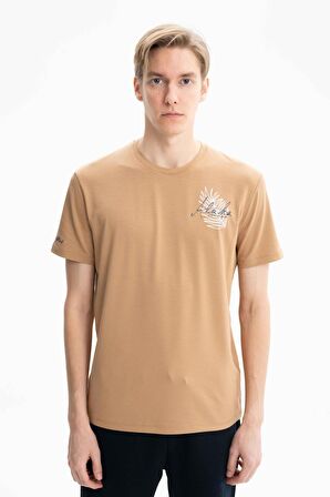 Arma Erkek Örme Regular Fit Penye Bisiklet Yaka Tişört 