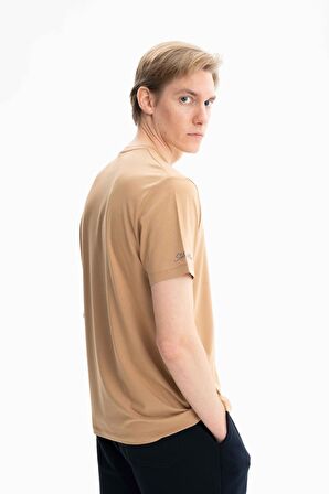 Arma Erkek Örme Regular Fit Penye Bisiklet Yaka Tişört 