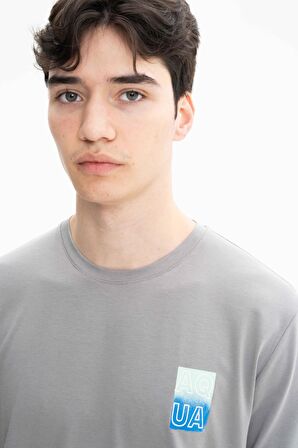 Arma Erkek Örme Süprem Penye Bisiklet Yaka Tişört 