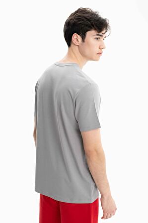 Arma Erkek Örme Süprem Penye Bisiklet Yaka Tişört 