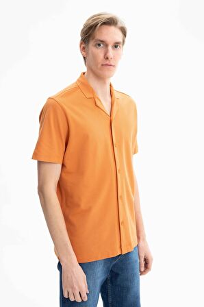 Arma Erkek % 100 Pamuk Penye Pike Regular Fit Polo Yaka Gömlek 