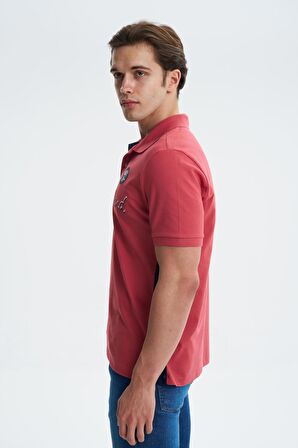 Arma Erkek Pamuk Likra Karışımlı Regular Fit Polo Yaka Tişört 