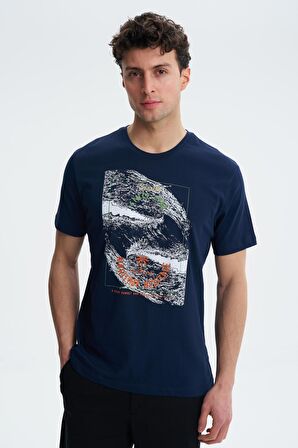 Arma Erkek Regular Fit Penye Süprem Bisiklet Yaka Tişört 