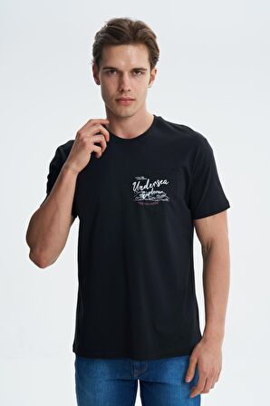 Arma Erkek Regular Fit Süprem % 100 Pamuk Bisiklet Yaka Tişört 