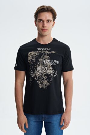 Arma Erkek Regular Fit %100 Pamuk Bisiklet Yaka Tişört 