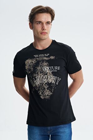 Arma Erkek Regular Fit %100 Pamuk Bisiklet Yaka Tişört 