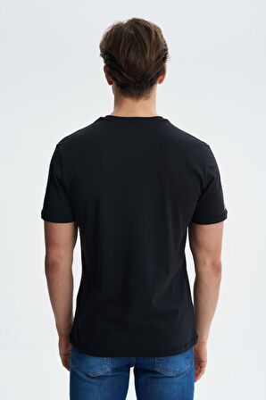 Arma Erkek Regular Fit %100 Pamuk Bisiklet Yaka Tişört 