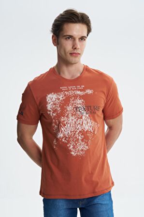 Arma Erkek Regular Fit %100 Pamuk Bisiklet Yaka Tişört 