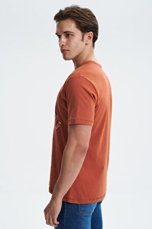 Arma Erkek Regular Fit %100 Pamuk Bisiklet Yaka Tişört 