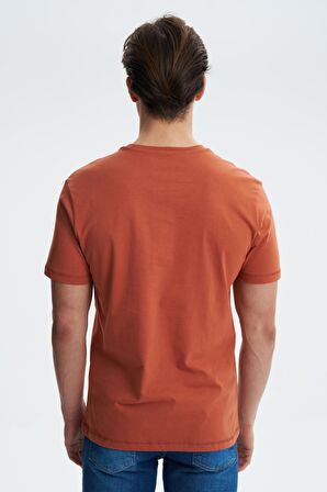 Arma Erkek Regular Fit %100 Pamuk Bisiklet Yaka Tişört 