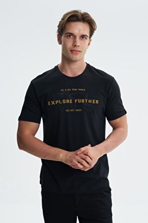 Arma Erkek Regular Fit Süprem Bisiklet Yaka Tişört 