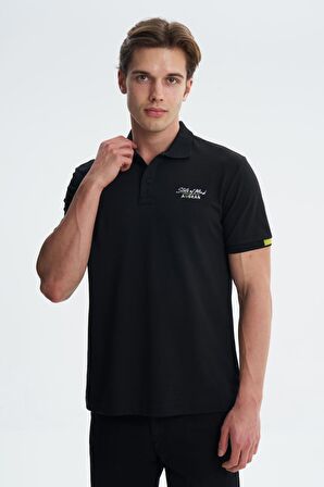 Arma Erkek Likralı Pike Polo Yaka Tişört 