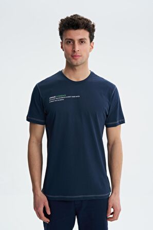 Arma Erkek Regular Fit Süprem Penye Bisiklet Yaka Tişört 