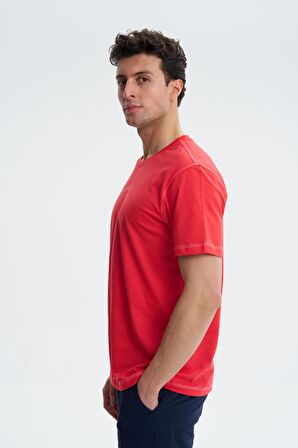 Arma Erkek Regular Fit Süprem Penye Bisiklet Yaka Tişört 